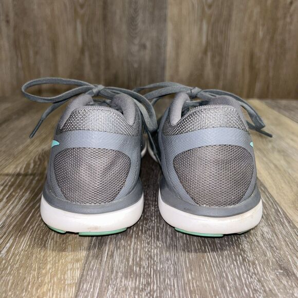 Nike Flex Women's US Size 7.5 830751-013 Gray Aqua Blue Running Sneaker Shoes - Picture 7 of 12